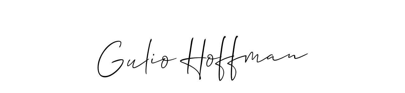 Make a beautiful signature design for name Gulio Hoffman. Use this online signature maker to create a handwritten signature for free. Gulio Hoffman signature style 2 images and pictures png