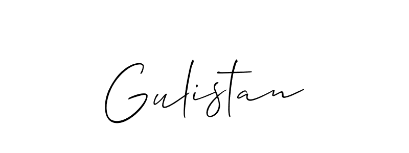 Also You can easily find your signature by using the search form. We will create Gulistan name handwritten signature images for you free of cost using Allison_Script sign style. Gulistan signature style 2 images and pictures png