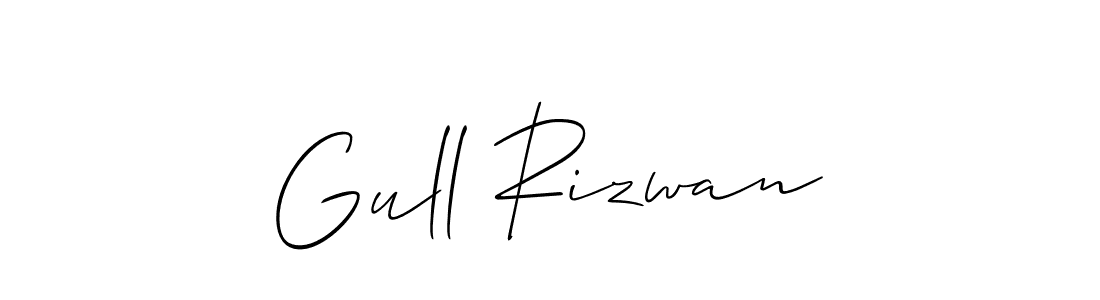 You should practise on your own different ways (Allison_Script) to write your name (Gull Rizwan) in signature. don't let someone else do it for you. Gull Rizwan signature style 2 images and pictures png