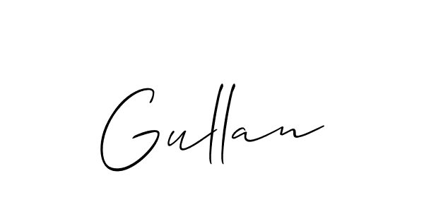 Here are the top 10 professional signature styles for the name Gullan. These are the best autograph styles you can use for your name. Gullan signature style 2 images and pictures png