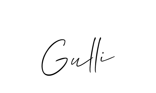 if you are searching for the best signature style for your name Gulli. so please give up your signature search. here we have designed multiple signature styles  using Allison_Script. Gulli signature style 2 images and pictures png