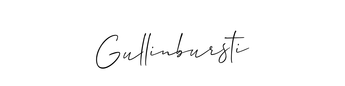 Allison_Script is a professional signature style that is perfect for those who want to add a touch of class to their signature. It is also a great choice for those who want to make their signature more unique. Get Gullinbursti name to fancy signature for free. Gullinbursti signature style 2 images and pictures png