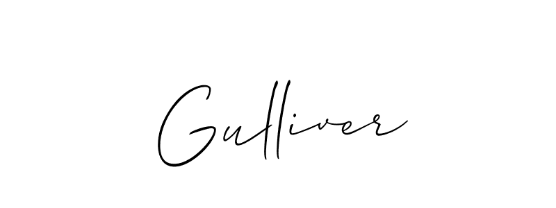 Also we have Gulliver name is the best signature style. Create professional handwritten signature collection using Allison_Script autograph style. Gulliver signature style 2 images and pictures png