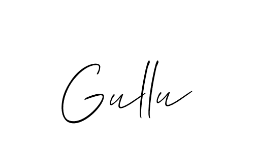 if you are searching for the best signature style for your name Gullu. so please give up your signature search. here we have designed multiple signature styles  using Allison_Script. Gullu signature style 2 images and pictures png