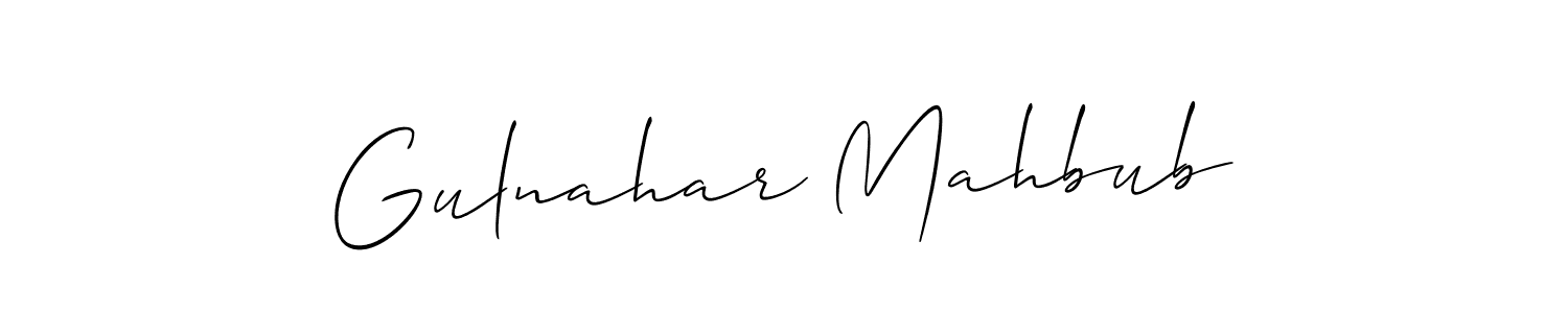 Once you've used our free online signature maker to create your best signature Allison_Script style, it's time to enjoy all of the benefits that Gulnahar Mahbub name signing documents. Gulnahar Mahbub signature style 2 images and pictures png