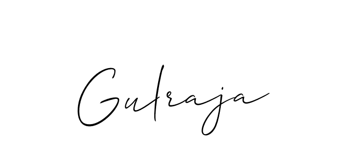 Make a short Gulraja signature style. Manage your documents anywhere anytime using Allison_Script. Create and add eSignatures, submit forms, share and send files easily. Gulraja signature style 2 images and pictures png