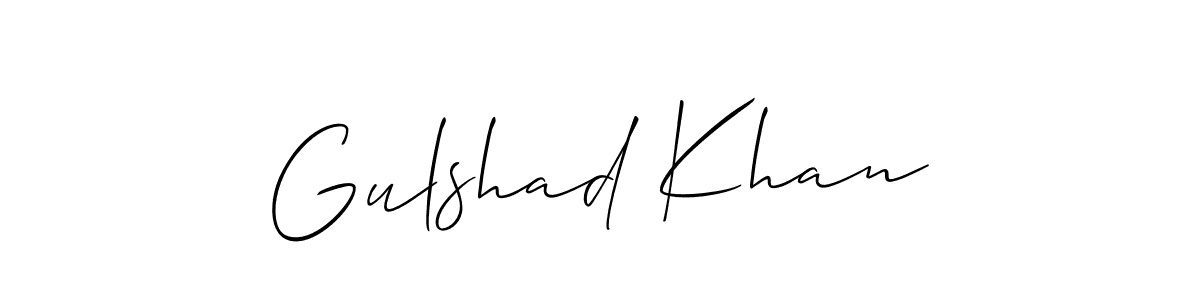 See photos of Gulshad Khan official signature by Spectra . Check more albums & portfolios. Read reviews & check more about Allison_Script font. Gulshad Khan signature style 2 images and pictures png