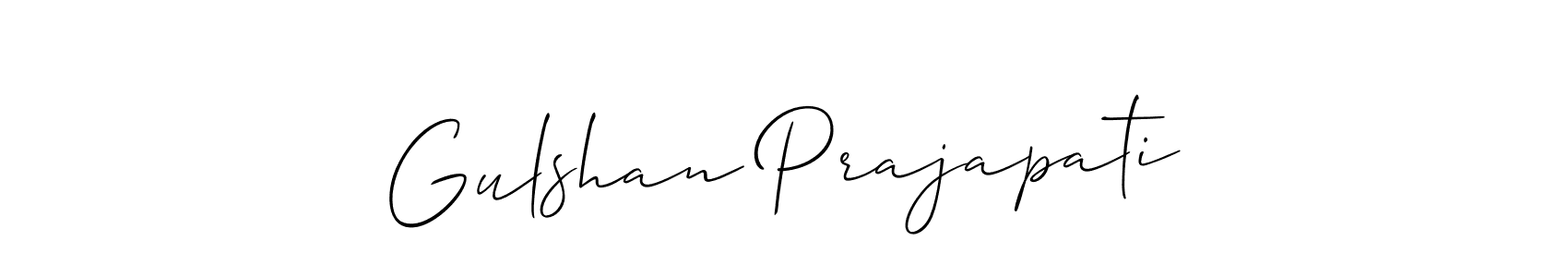 You can use this online signature creator to create a handwritten signature for the name Gulshan Prajapati. This is the best online autograph maker. Gulshan Prajapati signature style 2 images and pictures png