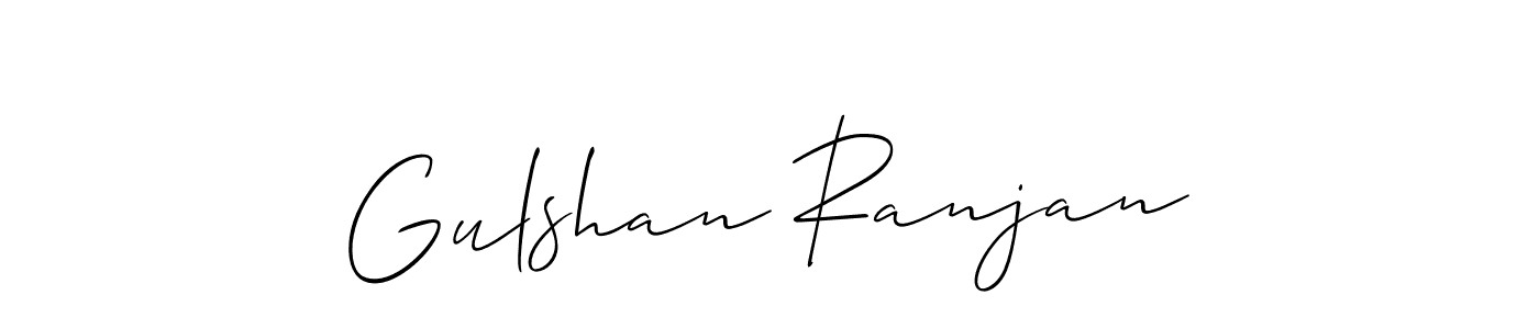 if you are searching for the best signature style for your name Gulshan Ranjan. so please give up your signature search. here we have designed multiple signature styles  using Allison_Script. Gulshan Ranjan signature style 2 images and pictures png