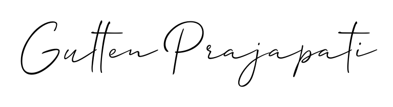 A classic penmanship look for Gulten Prajapati. The Allison_Script font brings timeless elegance and confidence to every signed document. Gulten Prajapati signature style 2 images and pictures png