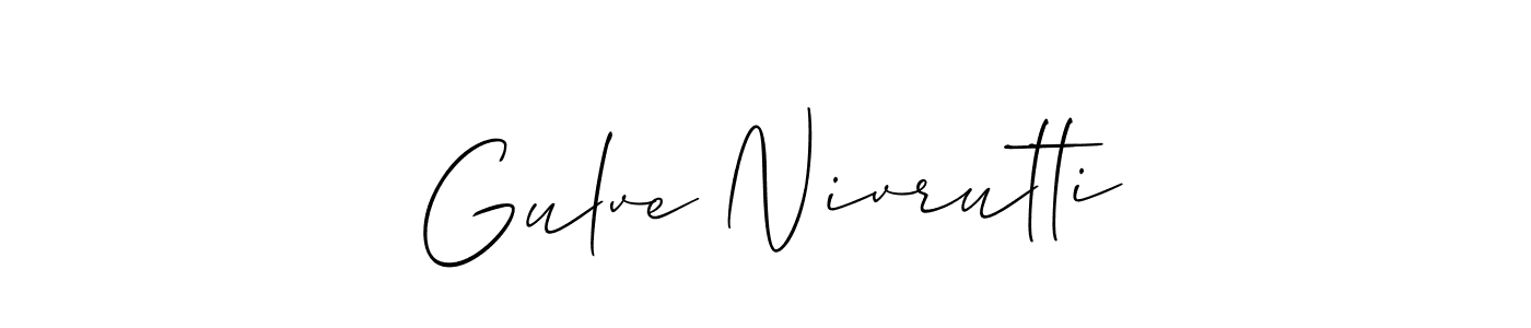 Best and Professional Signature Style for Gulve Nivrutti. Allison_Script Best Signature Style Collection. Gulve Nivrutti signature style 2 images and pictures png