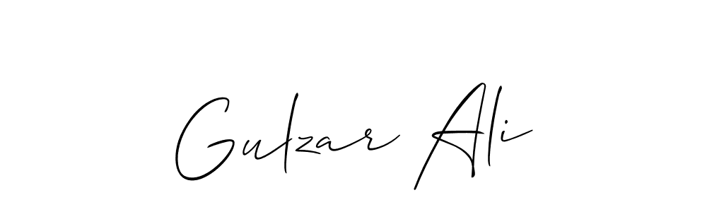 Make a beautiful signature design for name Gulzar Ali. Use this online signature maker to create a handwritten signature for free. Gulzar Ali signature style 2 images and pictures png