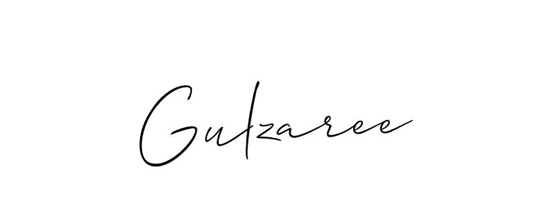 How to Draw Gulzaree signature style? Allison_Script is a latest design signature styles for name Gulzaree. Gulzaree signature style 2 images and pictures png