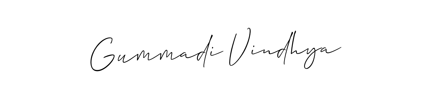 Here are the top 10 professional signature styles for the name Gummadi Vindhya. These are the best autograph styles you can use for your name. Gummadi Vindhya signature style 2 images and pictures png