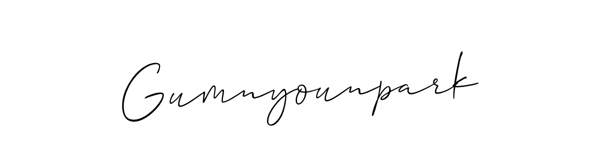 Make a beautiful signature design for name Gumnyounpark. Use this online signature maker to create a handwritten signature for free. Gumnyounpark signature style 2 images and pictures png