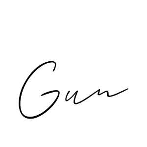 Best and Professional Signature Style for Gun. Allison_Script Best Signature Style Collection. Gun signature style 2 images and pictures png