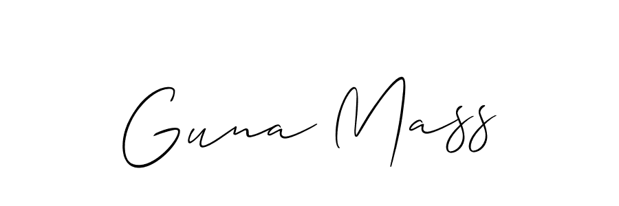 See photos of Guna Mass official signature by Spectra . Check more albums & portfolios. Read reviews & check more about Allison_Script font. Guna Mass signature style 2 images and pictures png