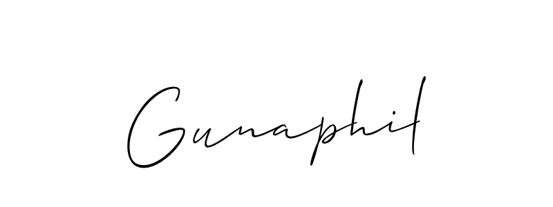 See photos of Gunaphil official signature by Spectra . Check more albums & portfolios. Read reviews & check more about Allison_Script font. Gunaphil signature style 2 images and pictures png