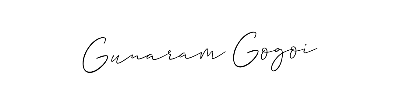 Once you've used our free online signature maker to create your best signature Allison_Script style, it's time to enjoy all of the benefits that Gunaram Gogoi name signing documents. Gunaram Gogoi signature style 2 images and pictures png