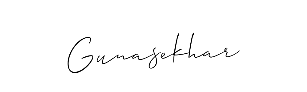 Make a beautiful signature design for name Gunasekhar. Use this online signature maker to create a handwritten signature for free. Gunasekhar signature style 2 images and pictures png