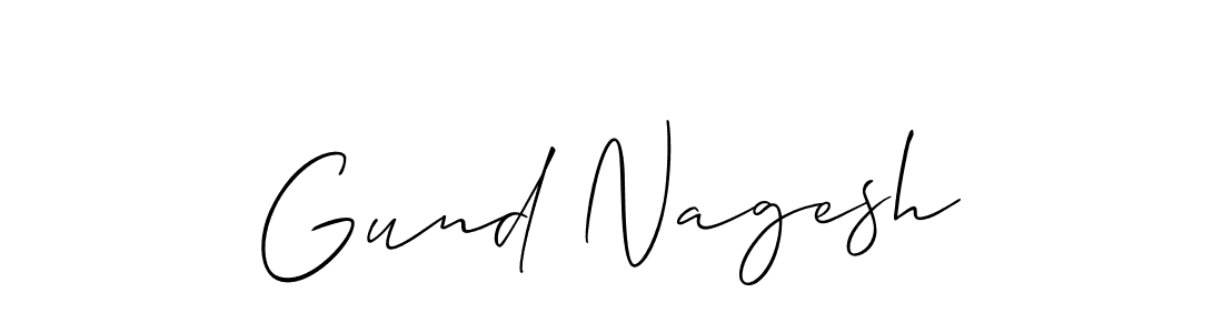 Similarly Allison_Script is the best handwritten signature design. Signature creator online .You can use it as an online autograph creator for name Gund Nagesh. Gund Nagesh signature style 2 images and pictures png