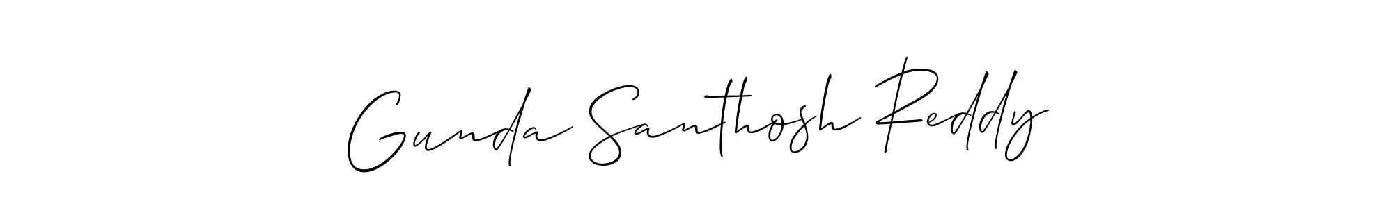 Check out images of Autograph of Gunda Santhosh Reddy name. Actor Gunda Santhosh Reddy Signature Style. Allison_Script is a professional sign style online. Gunda Santhosh Reddy signature style 2 images and pictures png