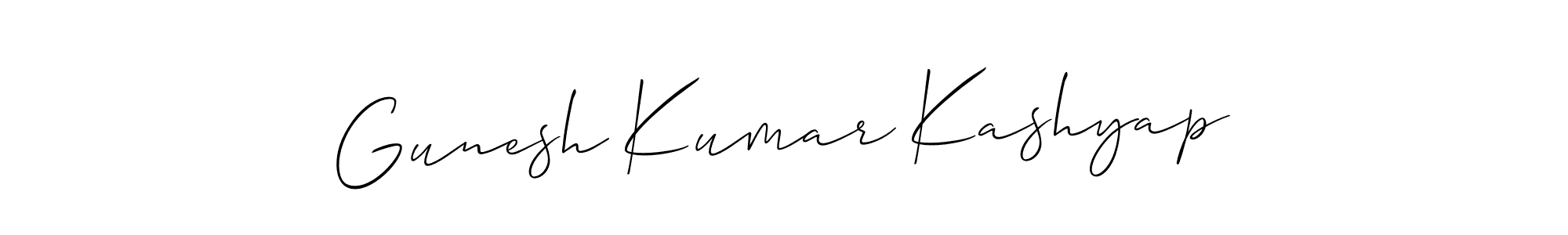 See photos of Gunesh Kumar Kashyap official signature by Spectra . Check more albums & portfolios. Read reviews & check more about Allison_Script font. Gunesh Kumar Kashyap signature style 2 images and pictures png