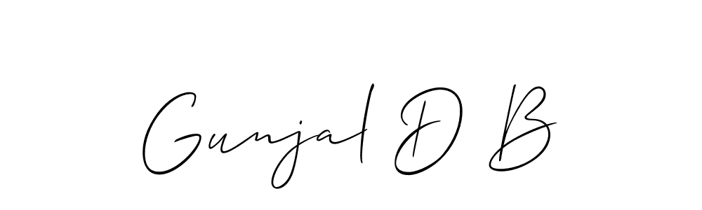 See photos of Gunjal D B official signature by Spectra . Check more albums & portfolios. Read reviews & check more about Allison_Script font. Gunjal D B signature style 2 images and pictures png