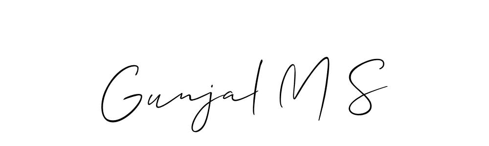 See photos of Gunjal M S official signature by Spectra . Check more albums & portfolios. Read reviews & check more about Allison_Script font. Gunjal M S signature style 2 images and pictures png