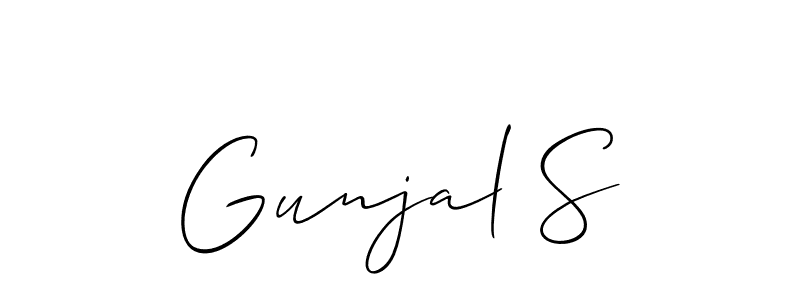 Here are the top 10 professional signature styles for the name Gunjal S. These are the best autograph styles you can use for your name. Gunjal S signature style 2 images and pictures png