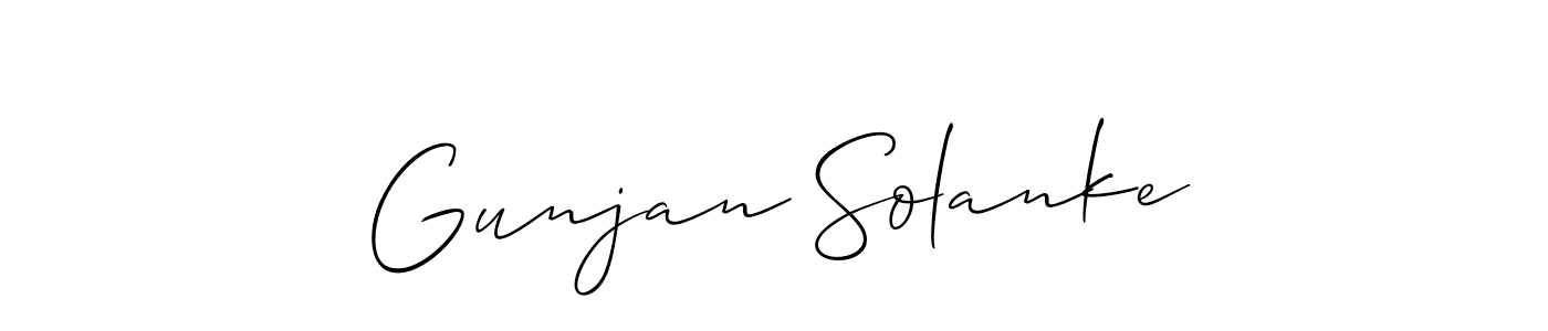 See photos of Gunjan Solanke official signature by Spectra . Check more albums & portfolios. Read reviews & check more about Allison_Script font. Gunjan Solanke signature style 2 images and pictures png