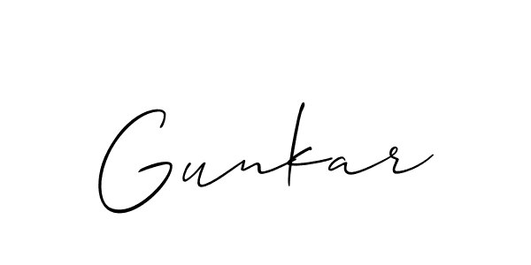 Once you've used our free online signature maker to create your best signature Allison_Script style, it's time to enjoy all of the benefits that Gunkar name signing documents. Gunkar signature style 2 images and pictures png