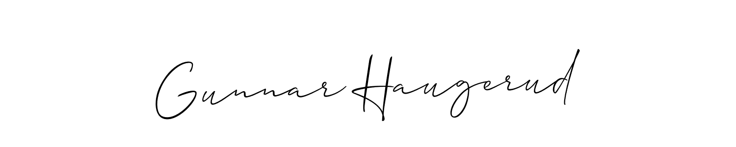 Make a beautiful signature design for name Gunnar Haugerud. Use this online signature maker to create a handwritten signature for free. Gunnar Haugerud signature style 2 images and pictures png