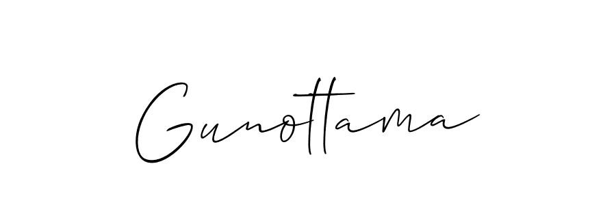 Also You can easily find your signature by using the search form. We will create Gunottama name handwritten signature images for you free of cost using Allison_Script sign style. Gunottama signature style 2 images and pictures png