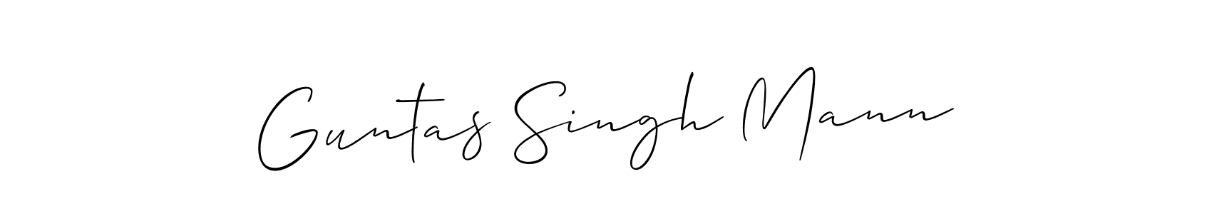 Here are the top 10 professional signature styles for the name Guntas Singh Mann. These are the best autograph styles you can use for your name. Guntas Singh Mann signature style 2 images and pictures png