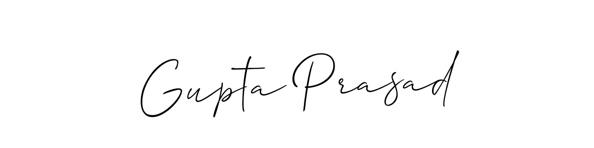 How to make Gupta Prasad signature? Allison_Script is a professional autograph style. Create handwritten signature for Gupta Prasad name. Gupta Prasad signature style 2 images and pictures png