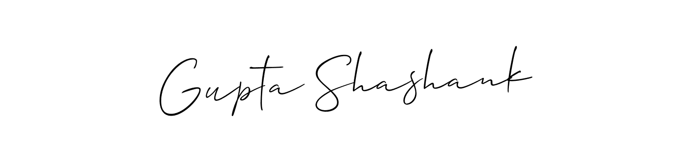 This is the best signature style for the Gupta Shashank name. Also you like these signature font (Allison_Script). Mix name signature. Gupta Shashank signature style 2 images and pictures png