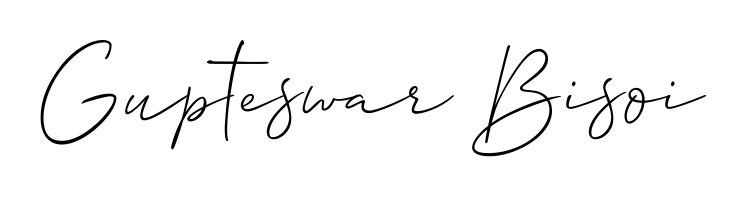A classic penmanship look for Gupteswar Bisoi. The Allison_Script font brings timeless elegance and confidence to every signed document. Gupteswar Bisoi signature style 2 images and pictures png