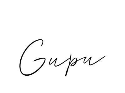 Similarly Allison_Script is the best handwritten signature design. Signature creator online .You can use it as an online autograph creator for name Gupu. Gupu signature style 2 images and pictures png