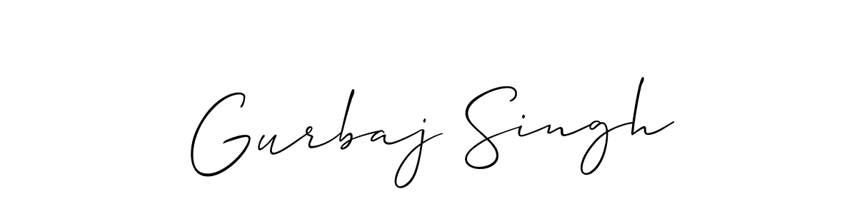 How to Draw Gurbaj Singh signature style? Allison_Script is a latest design signature styles for name Gurbaj Singh. Gurbaj Singh signature style 2 images and pictures png