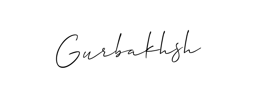 Gurbakhsh stylish signature style. Best Handwritten Sign (Allison_Script) for my name. Handwritten Signature Collection Ideas for my name Gurbakhsh. Gurbakhsh signature style 2 images and pictures png