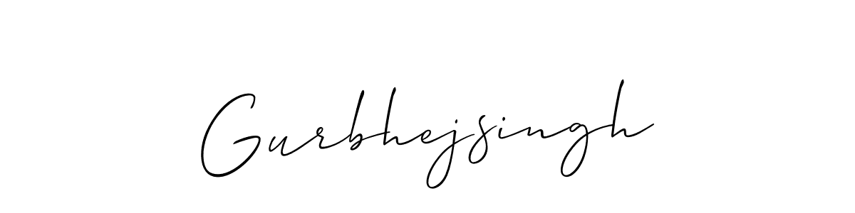 How to make Gurbhejsingh signature? Allison_Script is a professional autograph style. Create handwritten signature for Gurbhejsingh name. Gurbhejsingh signature style 2 images and pictures png