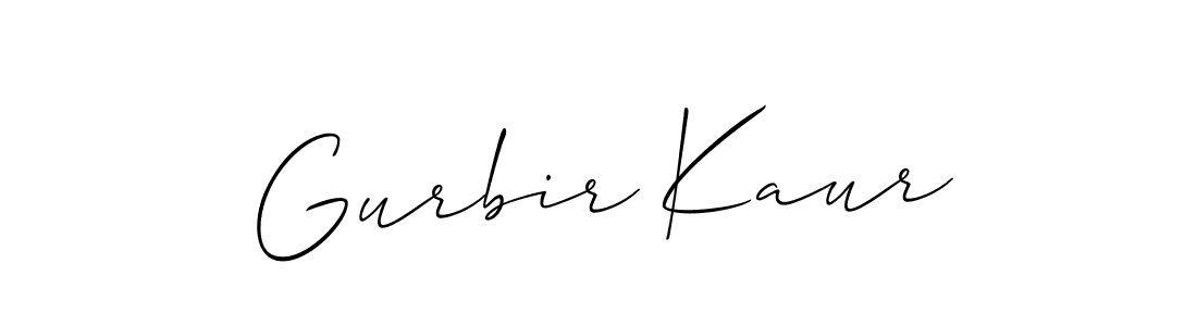 Also we have Gurbir Kaur name is the best signature style. Create professional handwritten signature collection using Allison_Script autograph style. Gurbir Kaur signature style 2 images and pictures png