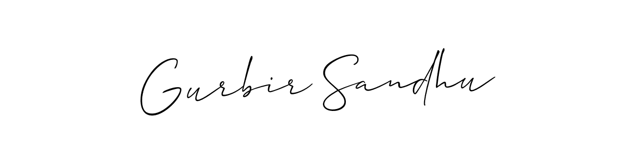 How to Draw Gurbir Sandhu signature style? Allison_Script is a latest design signature styles for name Gurbir Sandhu. Gurbir Sandhu signature style 2 images and pictures png