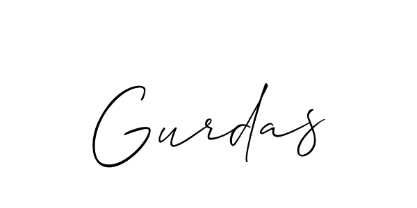 Make a beautiful signature design for name Gurdas. Use this online signature maker to create a handwritten signature for free. Gurdas signature style 2 images and pictures png