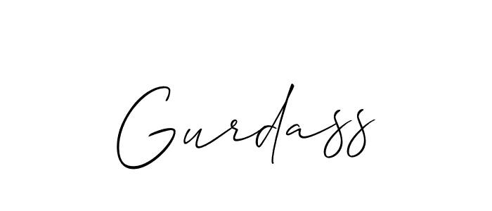 The best way (Allison_Script) to make a short signature is to pick only two or three words in your name. The name Gurdass include a total of six letters. For converting this name. Gurdass signature style 2 images and pictures png