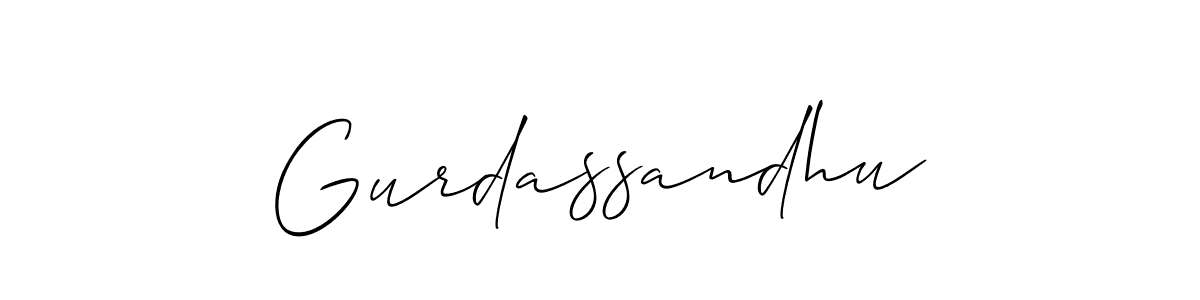 Also You can easily find your signature by using the search form. We will create Gurdassandhu name handwritten signature images for you free of cost using Allison_Script sign style. Gurdassandhu signature style 2 images and pictures png