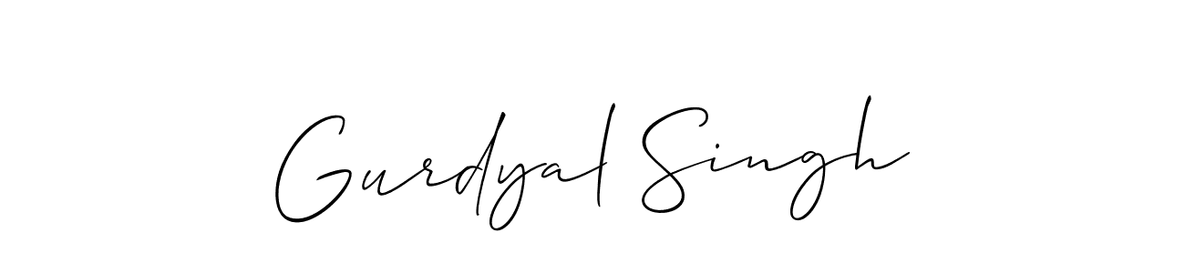 You should practise on your own different ways (Allison_Script) to write your name (Gurdyal Singh) in signature. don't let someone else do it for you. Gurdyal Singh signature style 2 images and pictures png