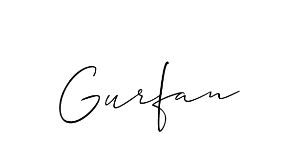 You should practise on your own different ways (Allison_Script) to write your name (Gurfan) in signature. don't let someone else do it for you. Gurfan signature style 2 images and pictures png