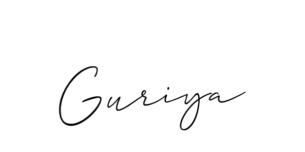 You should practise on your own different ways (Allison_Script) to write your name (Guriya) in signature. don't let someone else do it for you. Guriya signature style 2 images and pictures png